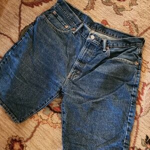 Levi's 505 Regular Fit Jean Shorts Men's Size‎ 36, Medium Wash Sporty Casual Dad
